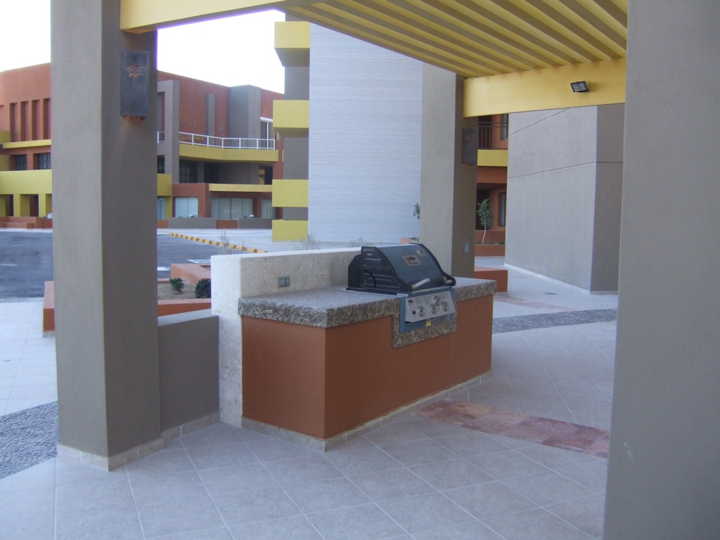 1 0F 3 GAS GRILLS WITH SINK ON MAIN FLOOR BY ELEVATOR